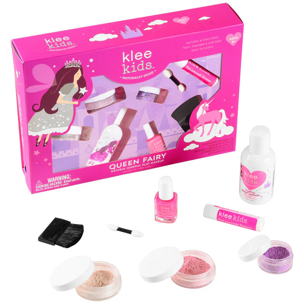 Kids Natural Mineral Play Makeup Set - Queen Fairy Deluxe