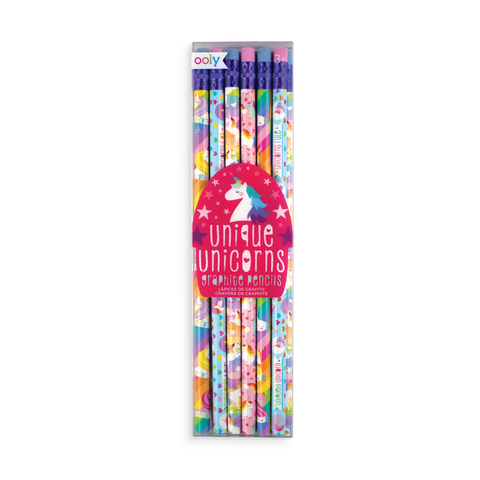 Unique Unicorn Graphite Pencils - Set of 12