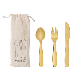 Ally Cutlery Stainless Steel - Gold