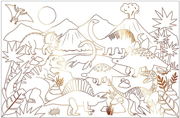 Coloring Posters - Dinosaur Kingdom