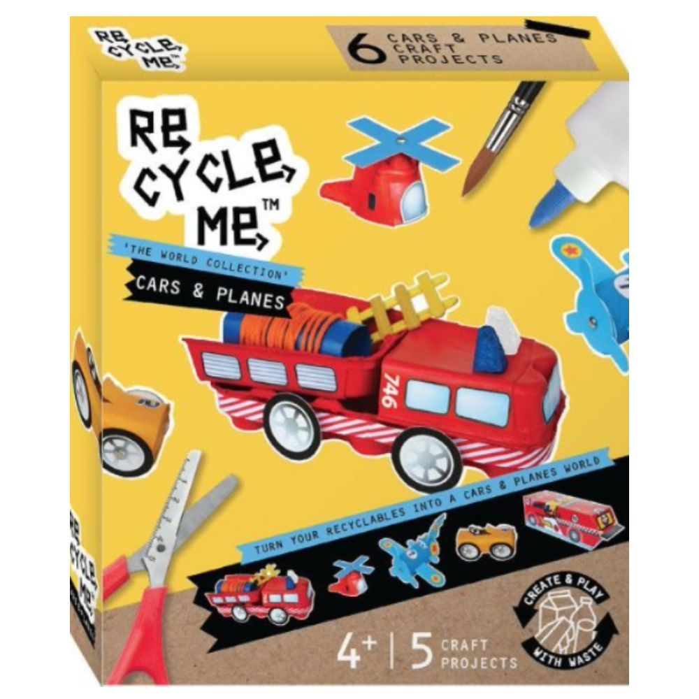 ReCycleMe Craft Kit - Cars and Planes