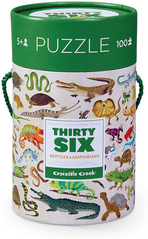 Thirty-Six Puzzles - Reptiles & Amphibians (100 pieces)