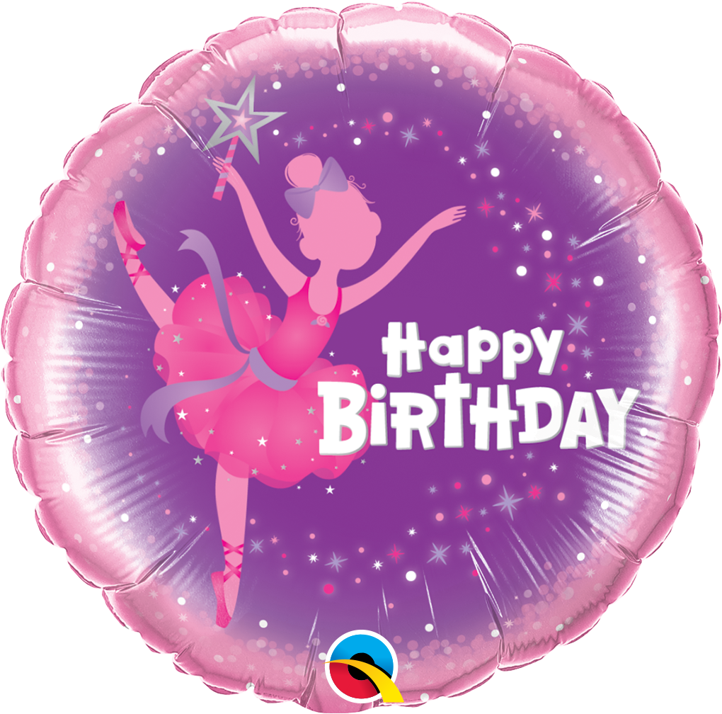 Birthday Balloon -   Ballerina
