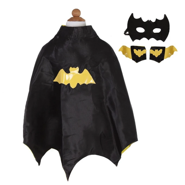 Bat Cape Set With Mask And Cuffs