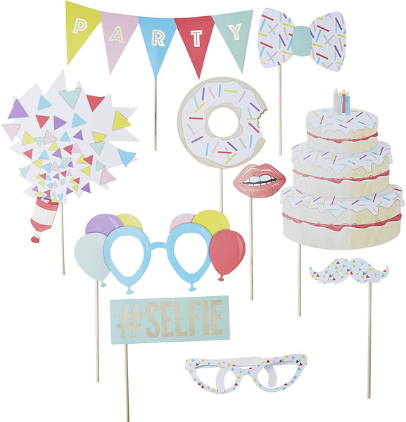Photo Booth Props - Birthday Party