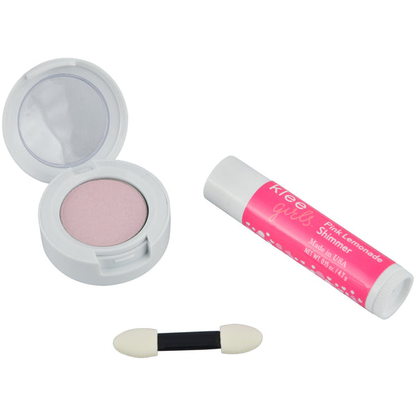 Kids Natural Mineral Eyeshadow & Lip Shimmer Duo - Bubble Gum Shimmer