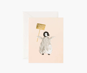 Greeting Card - Welcome Penguin