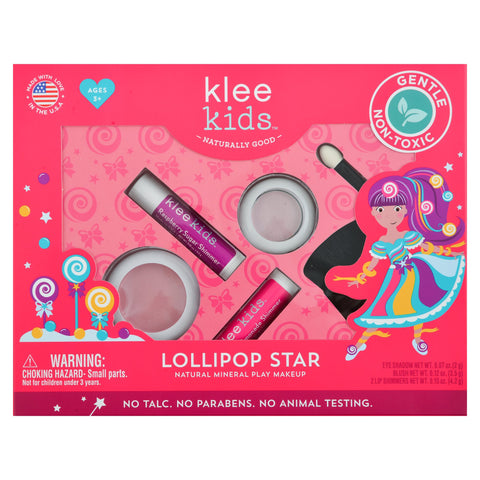 Kids Natural Mineral Play Makeup Set - Lollipop Star