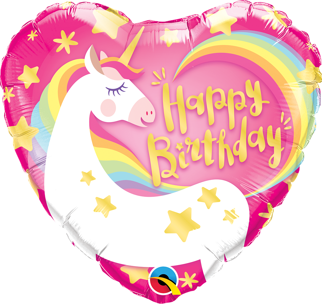 Birthday Balloon -  Magical Unicorn