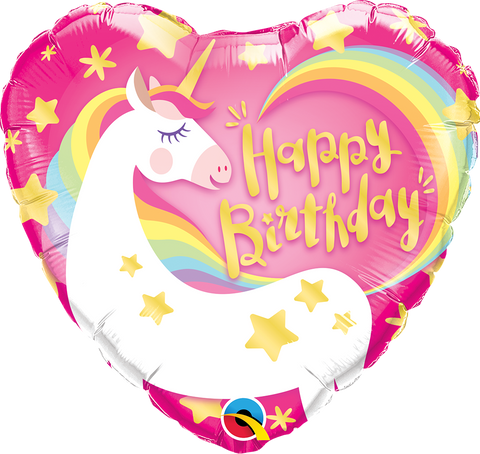 Birthday Balloon -  Magical Unicorn