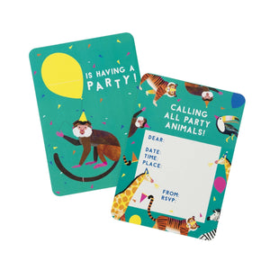 Party Invites - Animals