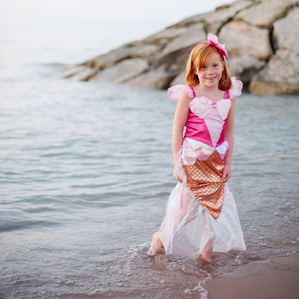 Pink Mermaid Set - Dress & Headband