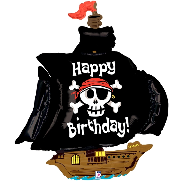 Birthday Balloon -   Pirate Ship