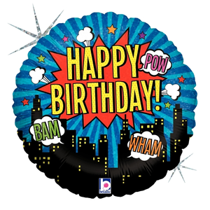 Birthday Balloon - Superhero
