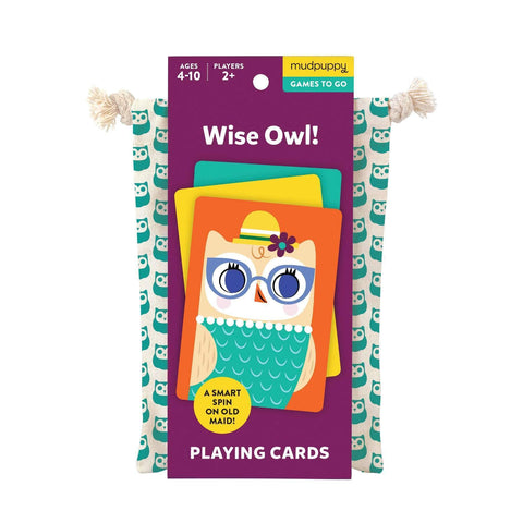 Playing Cards to Go - Wise Owl!